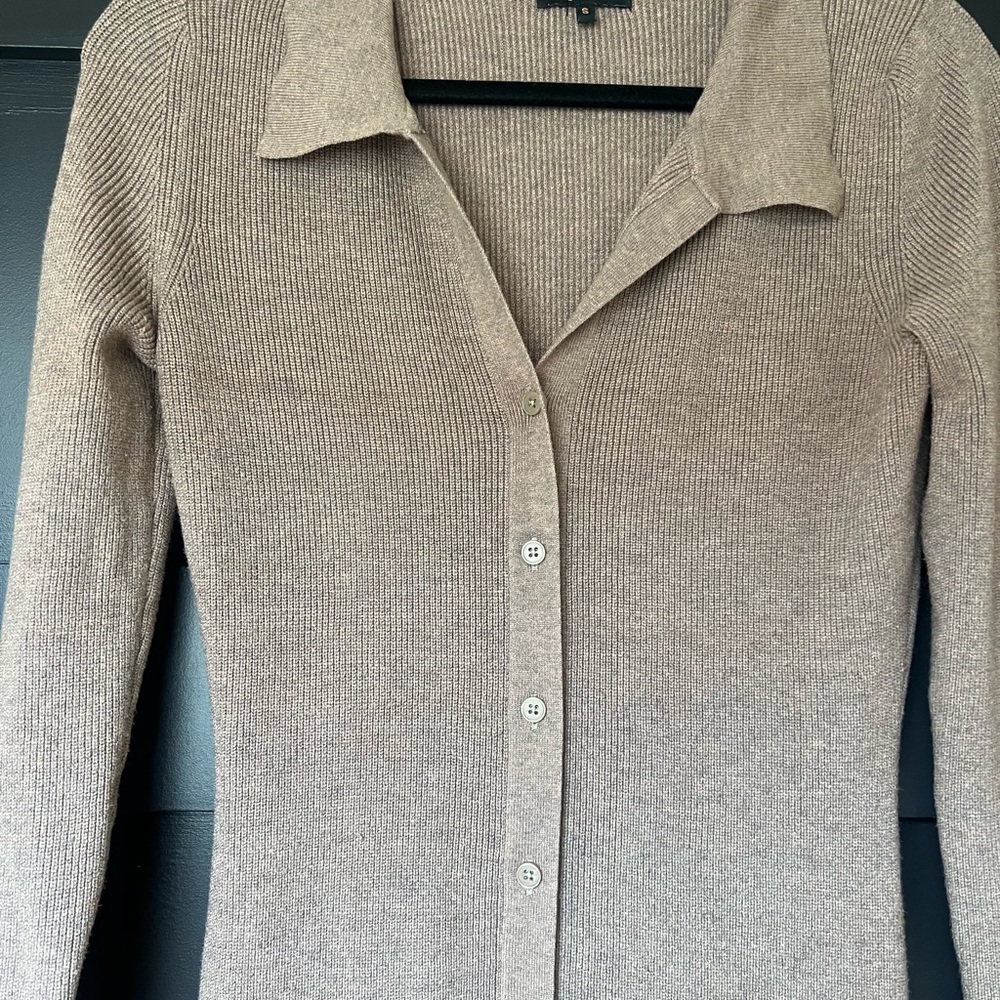 Quince Button-up Sweater Dress - Picture 4 of 5